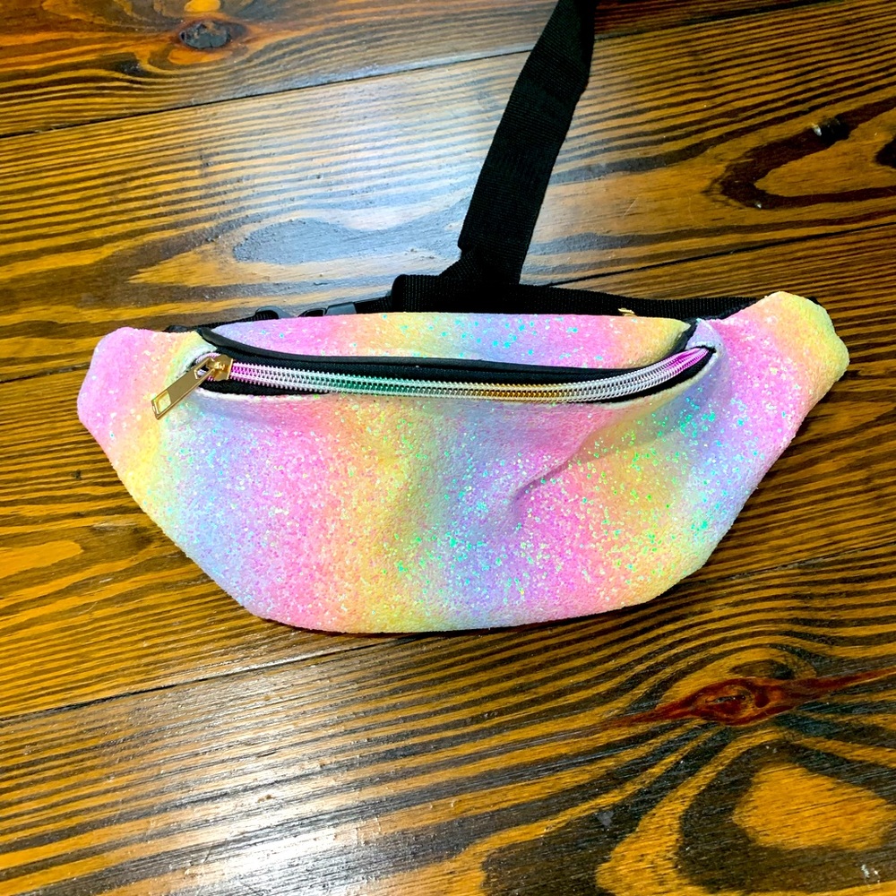 Brand new glitter fanny pack